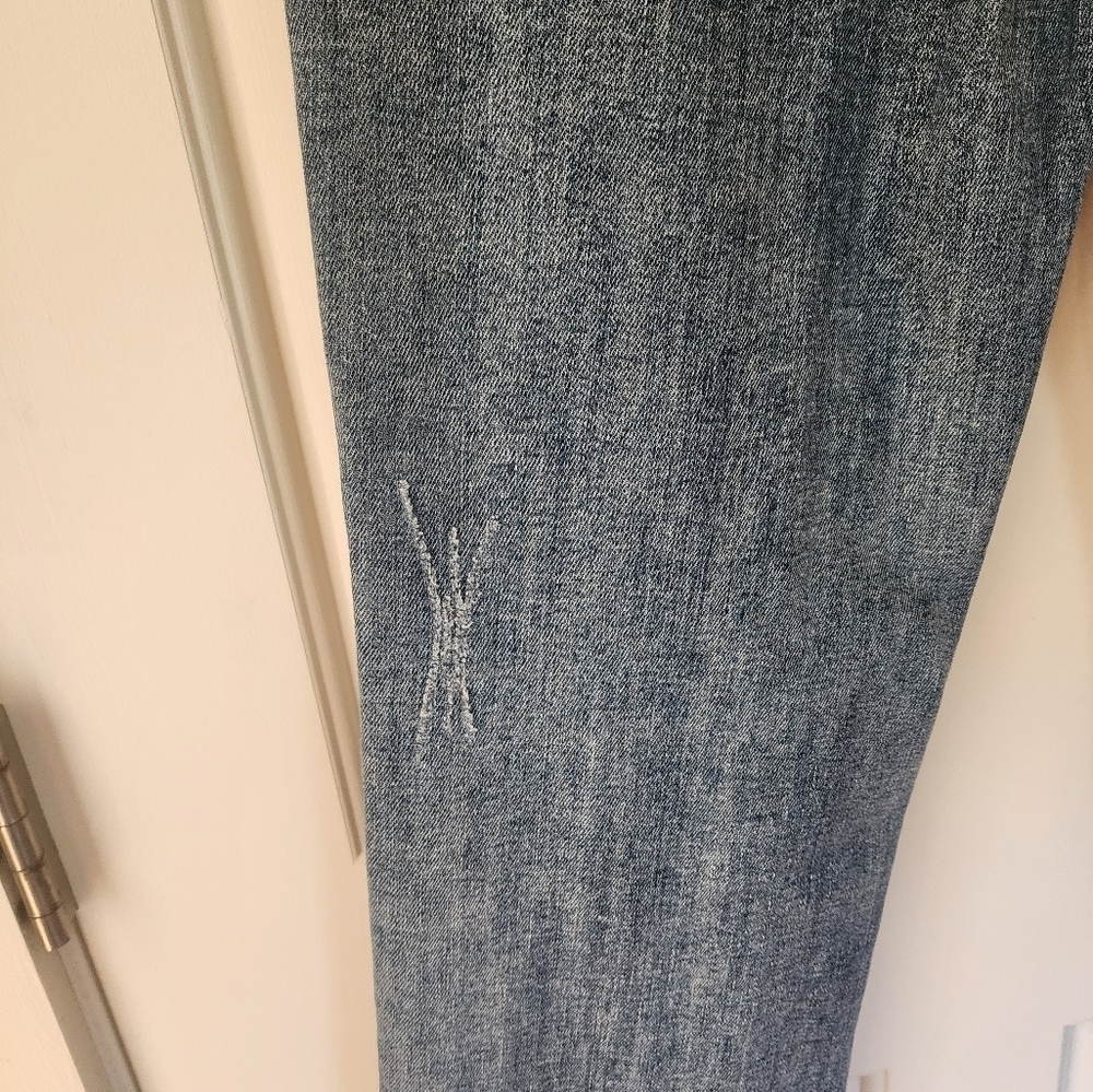 Risen high rise distressed girlfriend jeans  size 9/29 - Picture 7 of 14